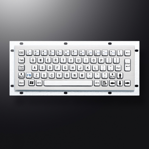 Mini Key Industrial Computer Waterproof Stainless Steel Metal Keyboard