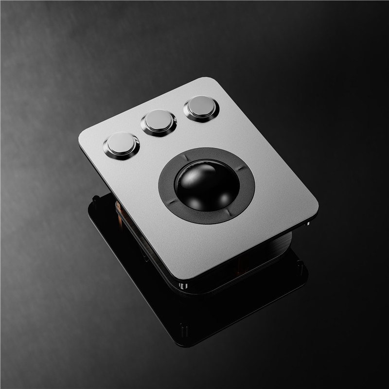 Panel Mount Industrial Embedded Trackball Mouse Mechanical 36mm Resin